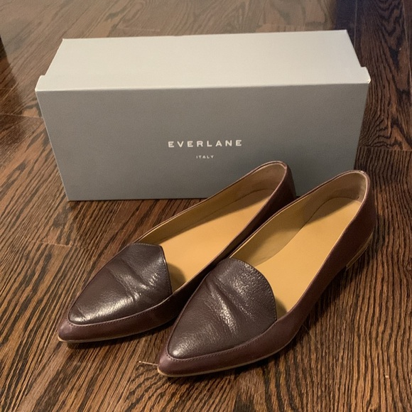 Everlane Modern point loafer size 8 in chestnut brown - Picture 6 of 13